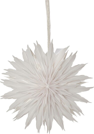 Star Trading   Papirstjerne Dis 40 cm   Hvit
