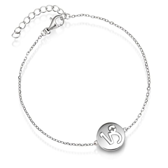 Pan Jewelry, Armbånd i 925 sølv med steinbukken