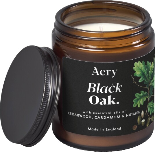 Aery Living Black Oak Jar Candle 140 g