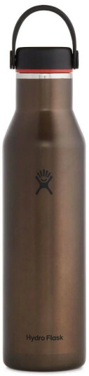 Hydro Flask 21 Oz Lightweight Standard Mouth Trail Obsidian 621 ml