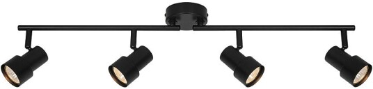 Nordlux Taklampe Boston 4 skinne Svart Spotlys