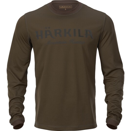Härkila Mountain Hunter L/S genser Hunting green/Shadow brown S