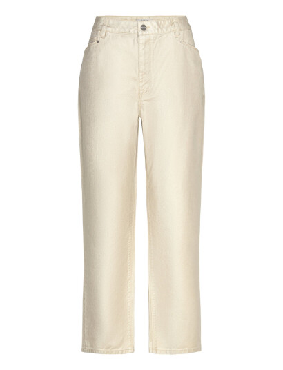 Dante6 Dante6-Axelle Metallic Straight Cropped Jeans - Gold - 36 Dante6 Dante6-Axelle Metallic Straight Cropped Jeans - Gold - 36