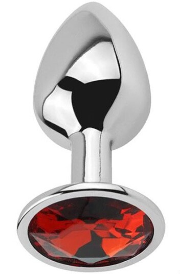 Afterdark Red Rubby Anal Plug L