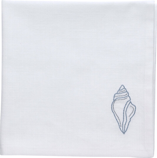 Lene Bjerre Nerina Napkin 45X45X0.2 Cm. White White 45X 0.2X 45CM