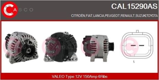 Dynamo CASCO CAL15290AS