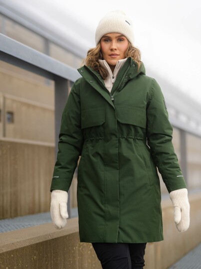 Twentyfour Mode Mia Warm Parkas Grønn 34