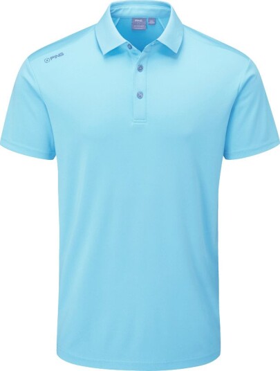 Ping Lindum Blå Golf pologenser herre Sky Blue (027) Large