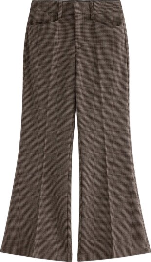 Lindex Flare Trousers BROWN 46