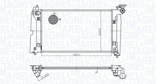 Radiator MAGNETI MARELLI 350213178300