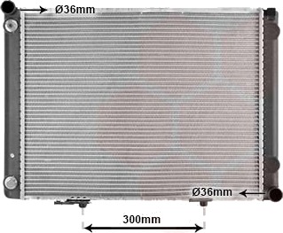 VAN WEZEL 30002074 Radiator motorkjøling