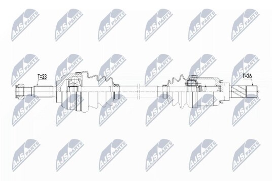 Nty Drivaksel NTY NPW RE 138