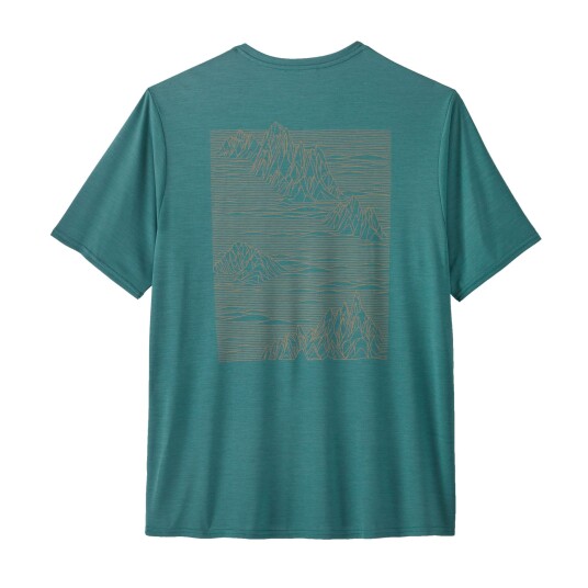 Patagonia Cap Cool Daily Graphic T Shirt Westland Blue M
