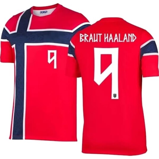 Norges 2026 Voksen fotballdrakter Størrelse S-3XL 9 Haaland
