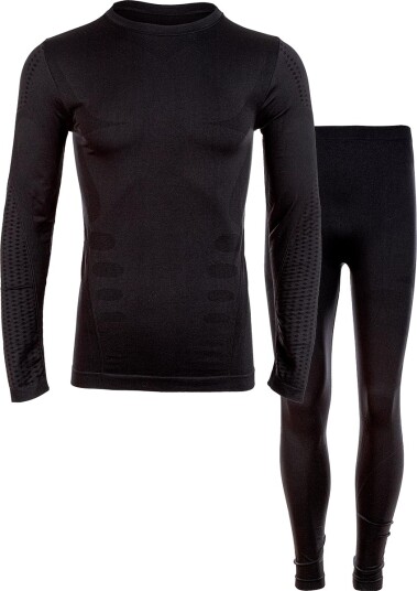 Whistler Pree Seamless Skiundertøy Herre Svart S/M