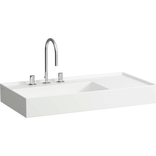 Kartell Laufen servant, 90x46 cm, venstre, hvit Kartell Laufen servant, 90x46 cm, venstre, hvit
