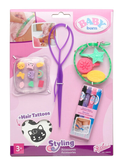 BABY born Baby Born Styling Marker & Accessories - Multi/patterned - ONE SIZE