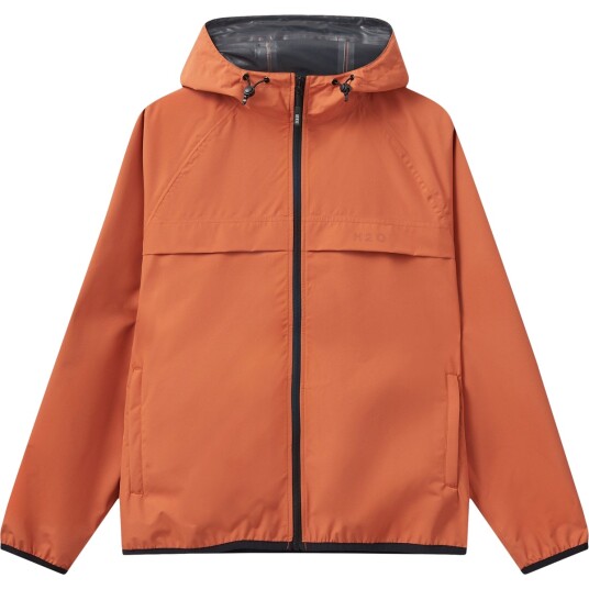 H2O Rømø Lw Rain Jacket - Packable - Orange - S