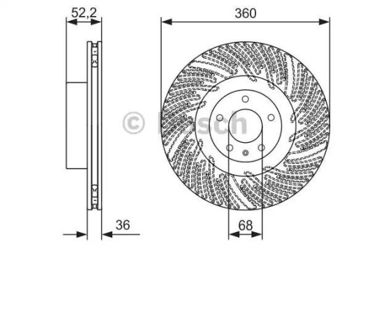 Bremseskive BOSCH 0 986 479 D29 Bremseskive BOSCH 0 986 479 D29