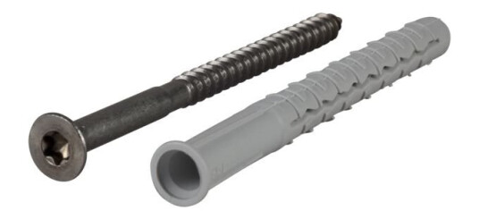 ESSVE GXL Fasadeplugg 10 mm Ø A4 TX40 140 mm 700-pakning Innfesting
