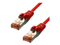 ProXtend - Koblingskabel - RJ-45 (hann) til RJ-45 (hann) - 20 m - 5.8 mm - foliebelagt uskjermet tvinnet kabelpar (F/UTP) - CAT 6 - formstøpt, uten hindringer, flertrådet - rød