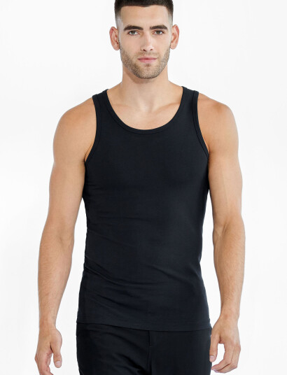 Bread & Boxers 2-Pack Tank - Black - XL