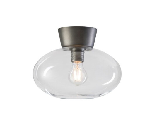Belid Bullo Plafond Ø27cm Oksid Clarglass 1575753-04-0 1575753-02-0