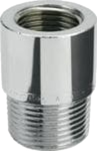 10 stk 1/2 x 3/4" gjengekobling i rødgods