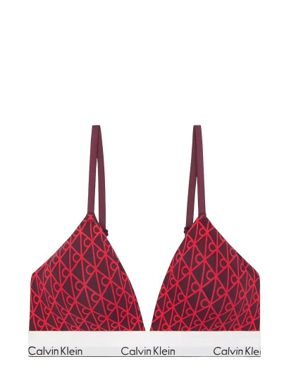 Calvin Klein Lightly Lined Triangle   Red   M