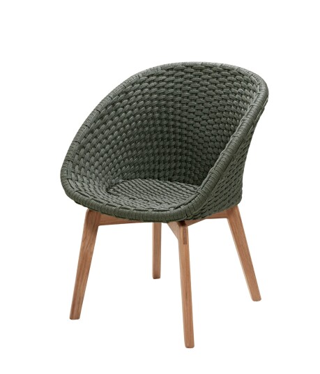 Cane-line Peacock stol m/teak ben