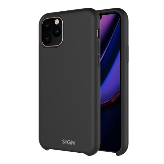 SiGN Liquid Silicone Case For Iphone 12 Pro Max - Svart SiGN Liquid Silicone Case For Iphone 12 Pro Max - Svart