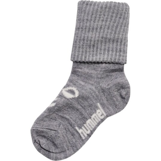 Hummel Grey Melange Mini Ull Strømper 15-17