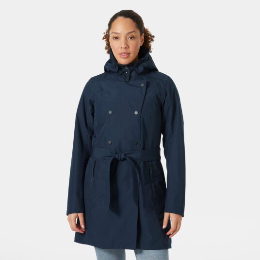 Helly Hansen Dame Welsey Ii Isolert Ytterfrakk Marineblå L