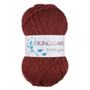Viking Garn Hobbygarn 944 Rosenrød
