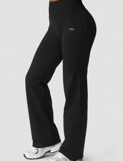 ICANIWILL Define Seamless Straight Pants W Black L