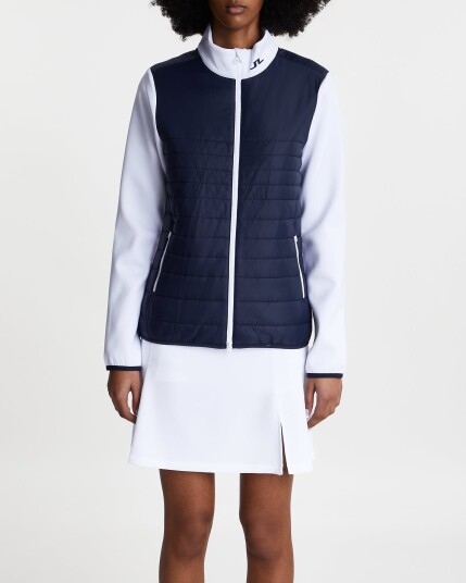 J.Lindeberg Martina Quilt Hybrid Jakke Dame Navy M