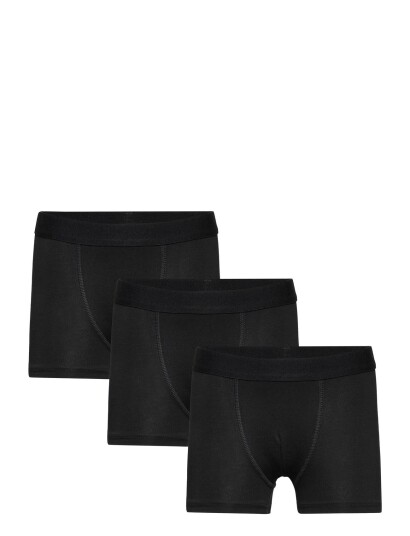 Lindex 3 Pack Boxer Shorts Black 128
