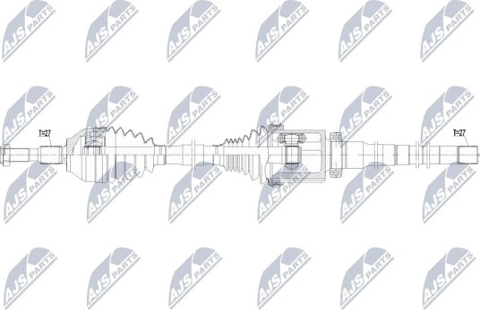 Drivaksel NTY NPW-FR-214