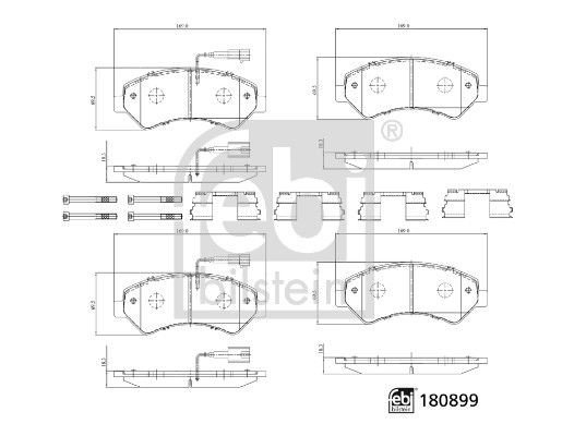 Bremseklosser FEBI BILSTEIN 180899