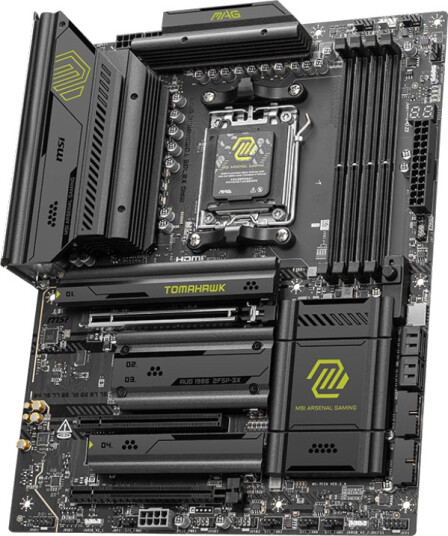 MSI MAG X870E Tomahawk Hovedkort med WiFi 7 og AMD AM5 Sokkel MSI MAG X870E Tomahawk Hovedkort med WiFi 7 og AMD AM5 Sokkel