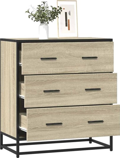 Skjenk sonoma eik 68x35x76 cm konstruert tre og metall 8721102840296