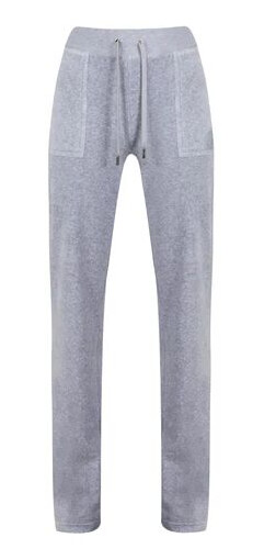 Juicy Couture Del Ray Classic Velour Pant Pocket - Silver Marl XS