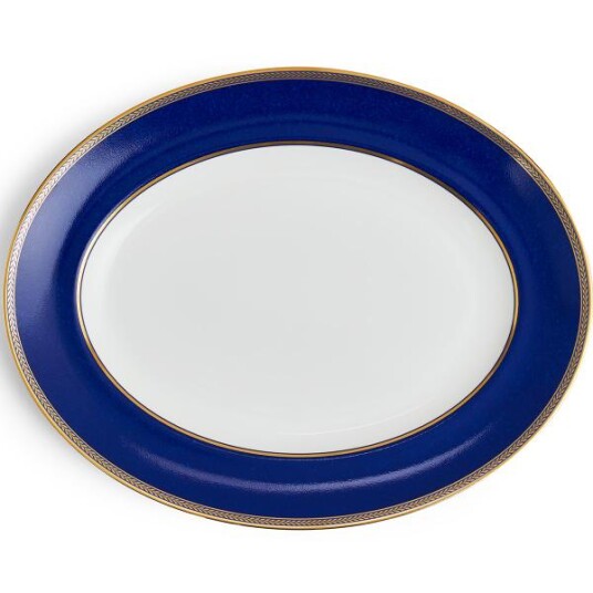 Wedgwood Renaissance Gold ovalt fat 35 cm