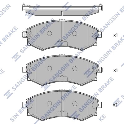 Hi Q SP1054 F Bremseklosser