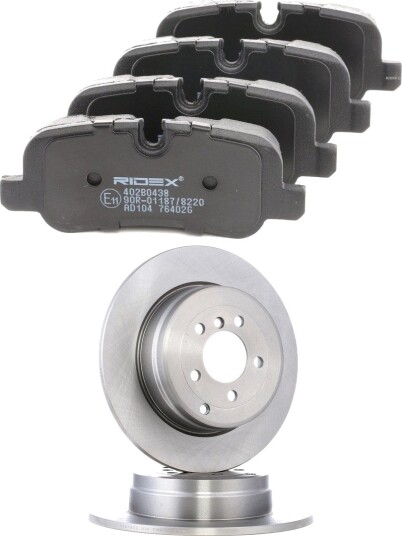 Bremseskiver og -klosser RIDEX 3405B2464