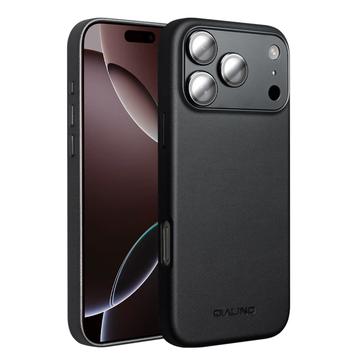 Qialino iPhone 17 Pro Premium MagSafe deksel   Svart