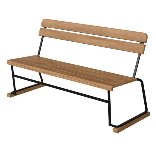 Grythyttan Stålmöbler Sofa 3 Hvit Lakkert eik / Varmgalvanisert Grythyttan Stålmöbler Sofa 3 Hvit Lakkert eik / Varmgalvanisert