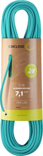 Edelrid Skimmer Eco Dry klatretau 7,1 mm blå