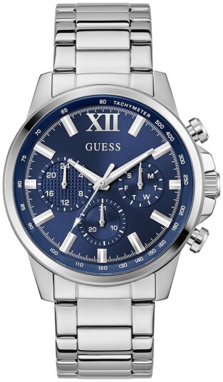 Guess Herreklokke GW0900G4 Walker Blå/Stål Ø44 mm