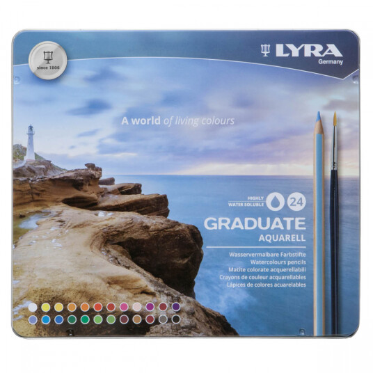 Lyra Graduate Aquarell 24-set